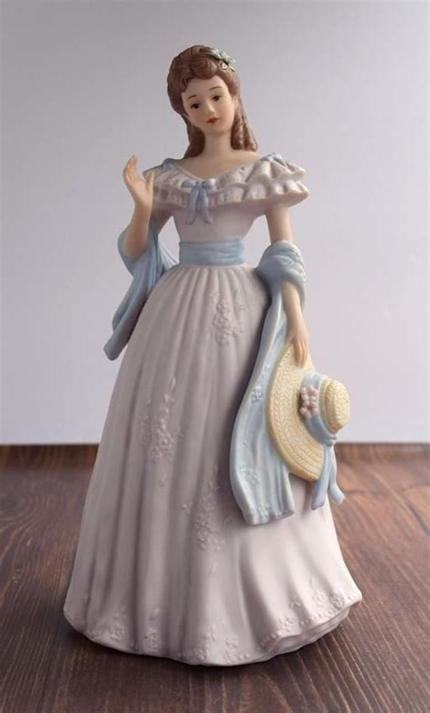 Gorgeous Homco Figurine~Masterpiece Porcelain~Lady Caroline. . Home interior lady figurines